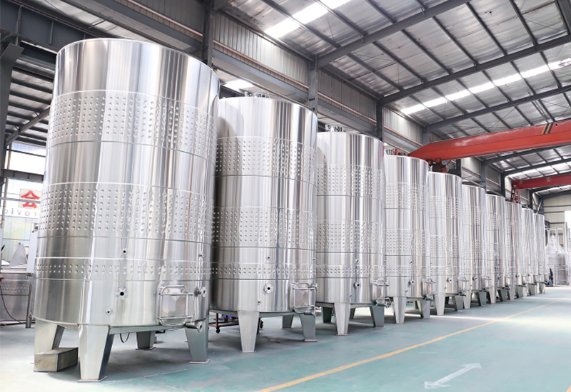 2000L 20BBL Stainless Steel Winery Equipment Jacked Winery Fermentation